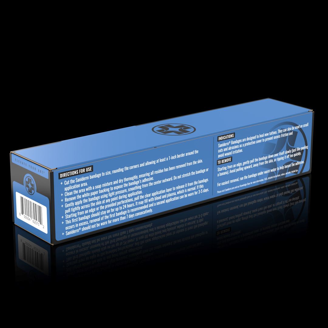 Original Tattoo Bandage Roll - Personal (10.2 in x 2 yd) Personal Pack Saniderm Tattoo Aftercare