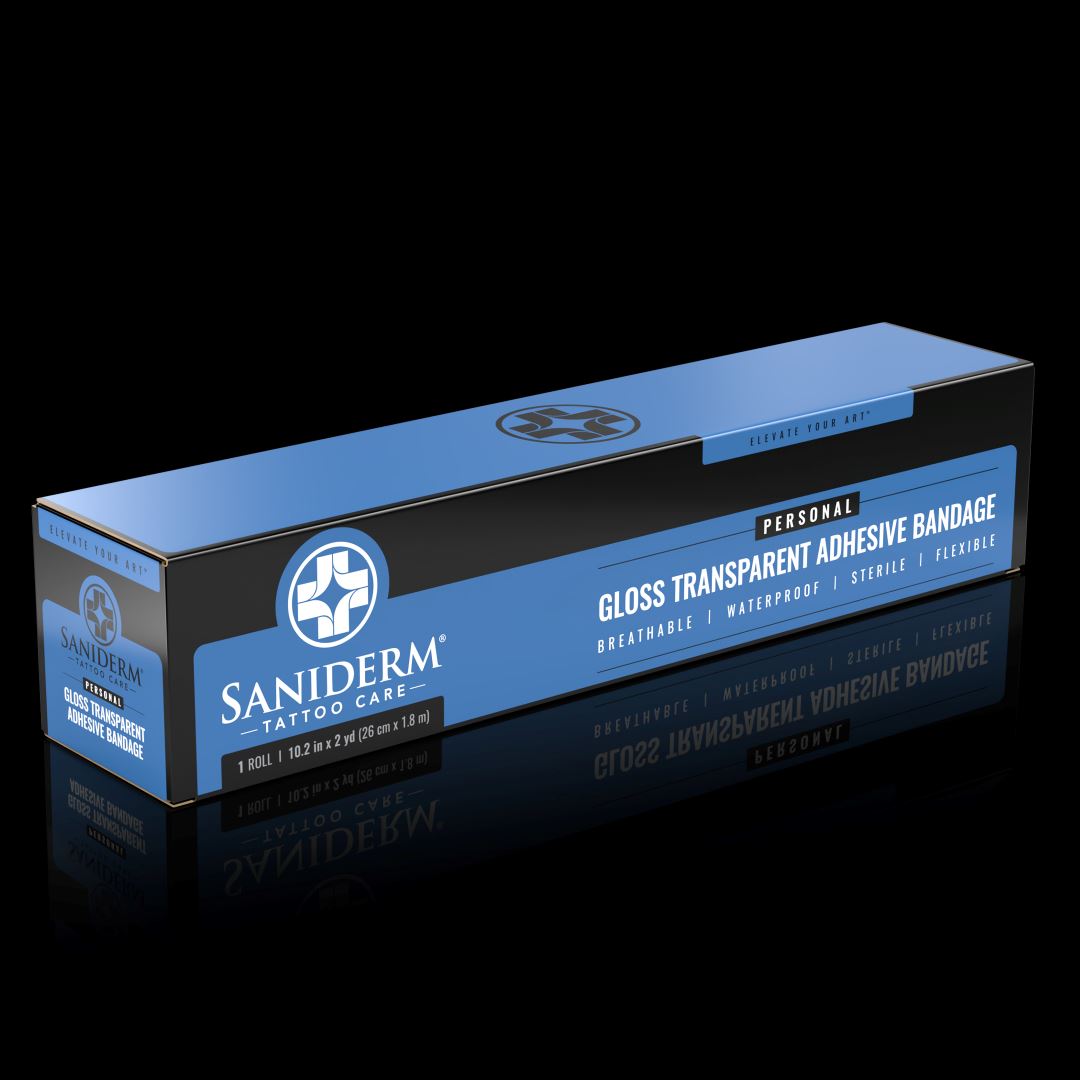 Original Tattoo Bandage Roll - Personal (10.2 in x 2 yd) Personal Pack Saniderm Tattoo Aftercare