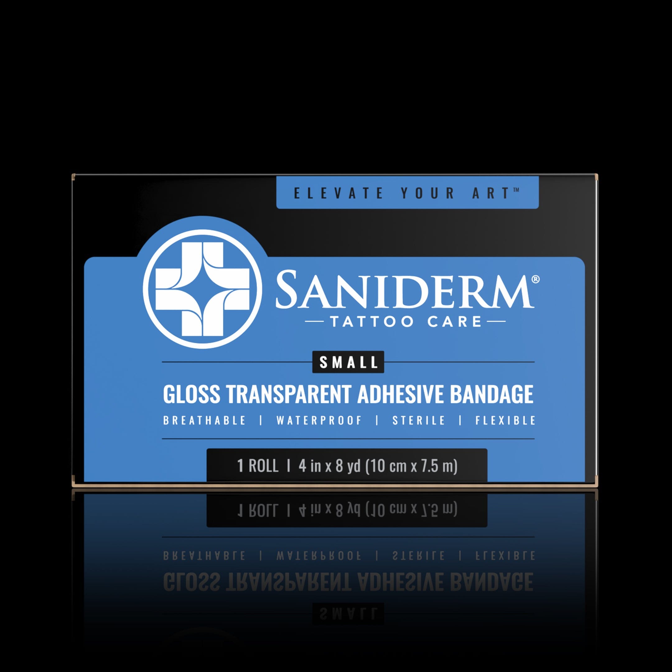 Original Tattoo Bandage Roll - Small (4 in x 8 yd) Professional Roll Saniderm Tattoo Aftercare